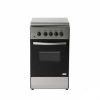 CUISINIERE 4 FEUX TECNOLUX 50x50 SEMI INOX SIMPLE