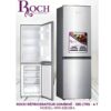 REFRIGERATEUR ROCH COMBINE 4TIROIRS 325 LITRES SILVER RFR325DBL