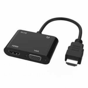Convertisseur HDMI En HDMI+VGA / HDTV ADAPTER