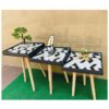 Ensemble table Carré 3pcs