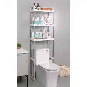 Etagere pour Salle de Bain en Fer et Plastique