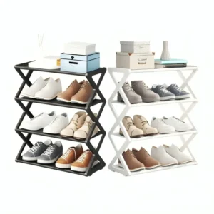 Range chaussures en plastique 4 étage