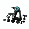 Pistolet de massage triangulaire a vibration avec 12 accessoires pour corps