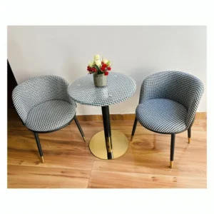 Table tête à tête de luxe, design moderne 3pcs