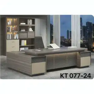 Table de bureau KT077-24 + bibliothèque