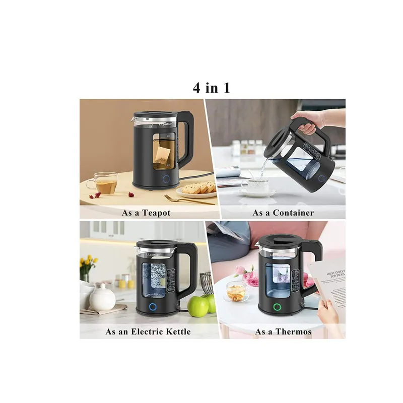 B2_11zon Bouilloire électrique en verre capacité 2 litres