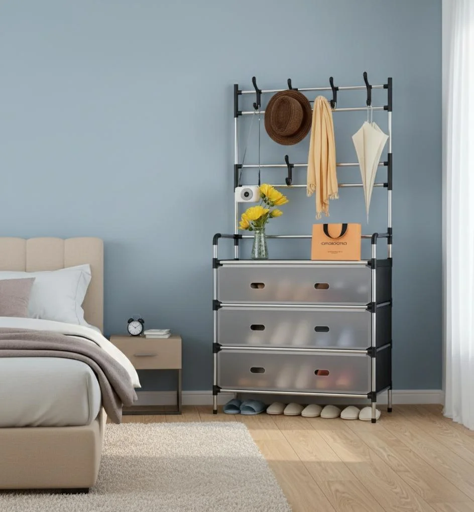 Étagère De Rangement Multicouche à 4 niveaux