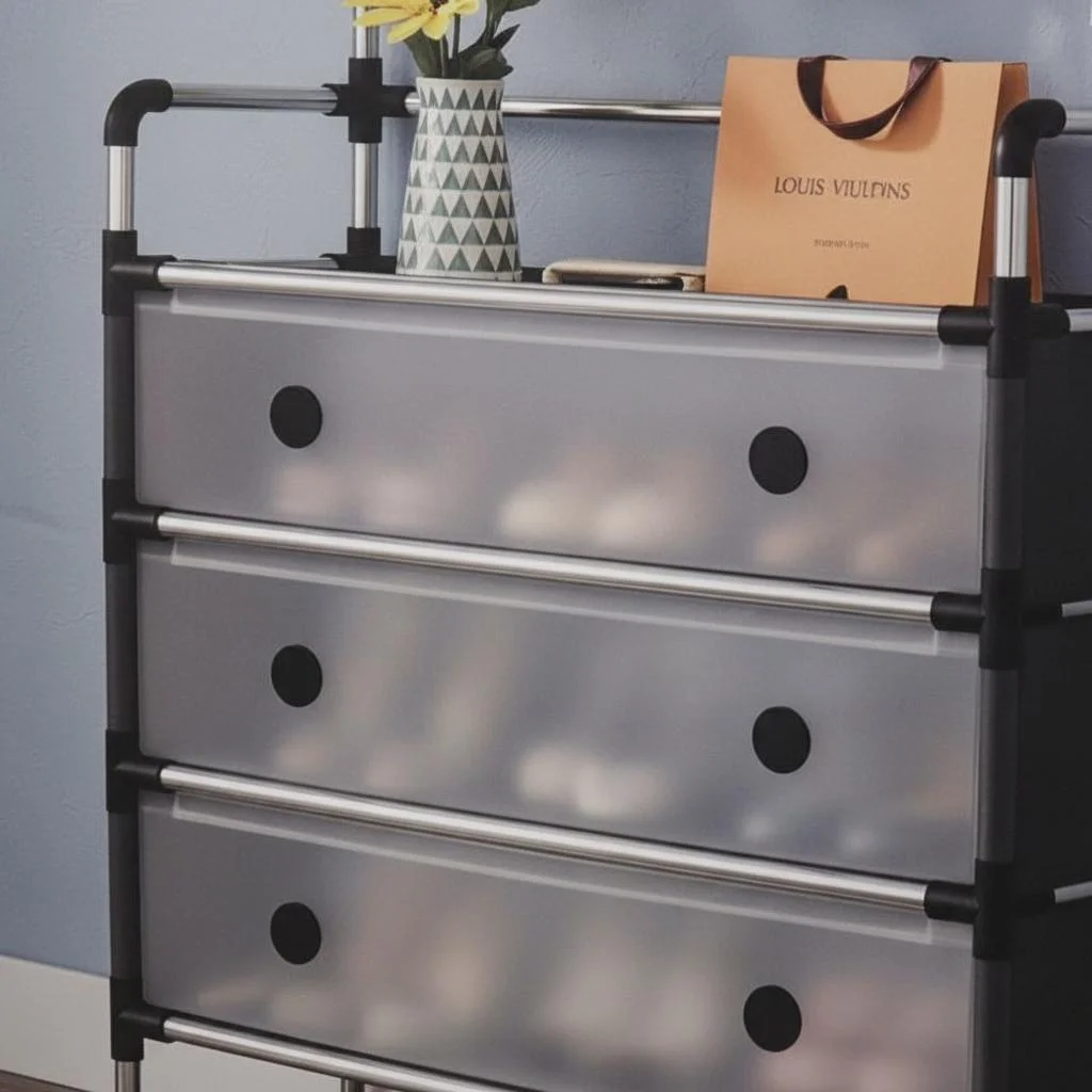 Étagère De Rangement Multicouche à 4 niveaux_ Étagère De Rangement Multicouche à 4 niveaux