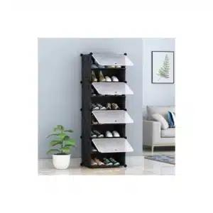 Rangement Chaussures à Assemblage Plastique Pour 16 Paires