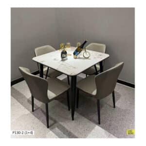 Ensemble Table A Manger 5 Pieces P130-2 Beige