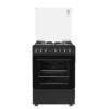 Cuisinière Enduro 4 Feux 60x60 Noir 6040GGBIT