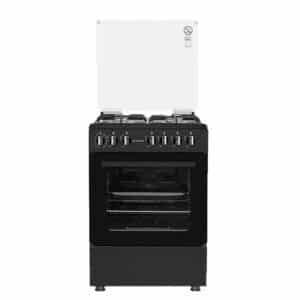 Cuisinière Enduro 4 Feux 60x60 Noir 6040GGBIT