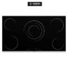 Plaque Verta Induction 5F 90X60 Electrique Vitrocéramique Noir PE90005
