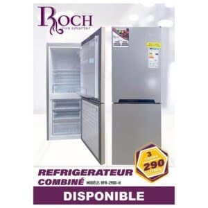 Réfrigérateur Roch Combine 3 Tiroirs RFR-290D-H