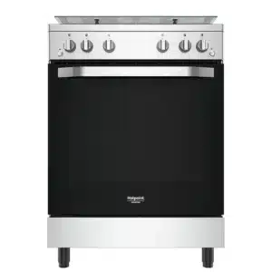 Cuisinière Hotpoint 4 Feux 60x60 à Gaz Gris HS67G2PMX/IT/1
