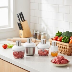 Hachoir Electrique multifonctionnel 4 en 1