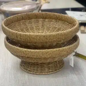 Panier à fruits ronde en bambou