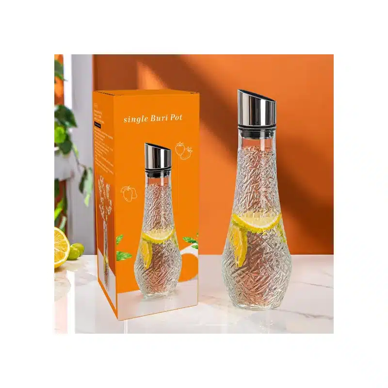 Bouteille de jus en verre simple 1 Bouteille de jus en verre simple 1.2L