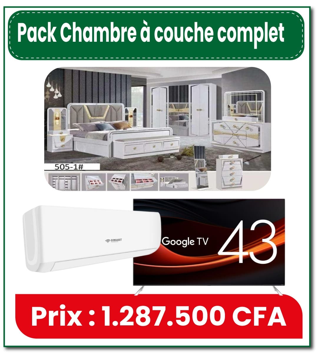 Pack Chambre à couche complet
