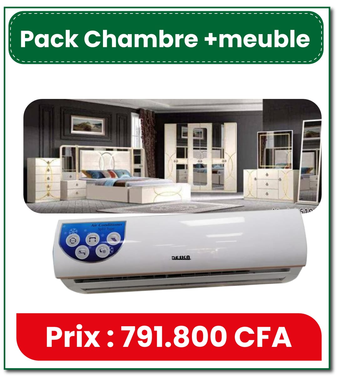 Pack Chambre +meuble