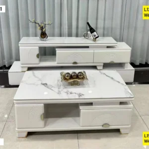 Ensemble Meuble TV TV431 + 431 Blanc