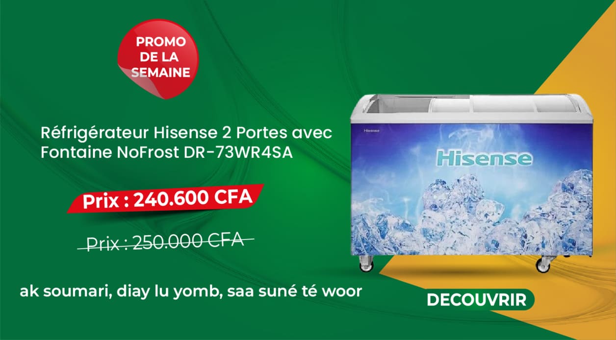 Réfrigérateur Hisense 2 Portes