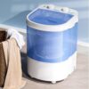 Mini machine à laver portable avec essoreuse, semi-automatique 36L